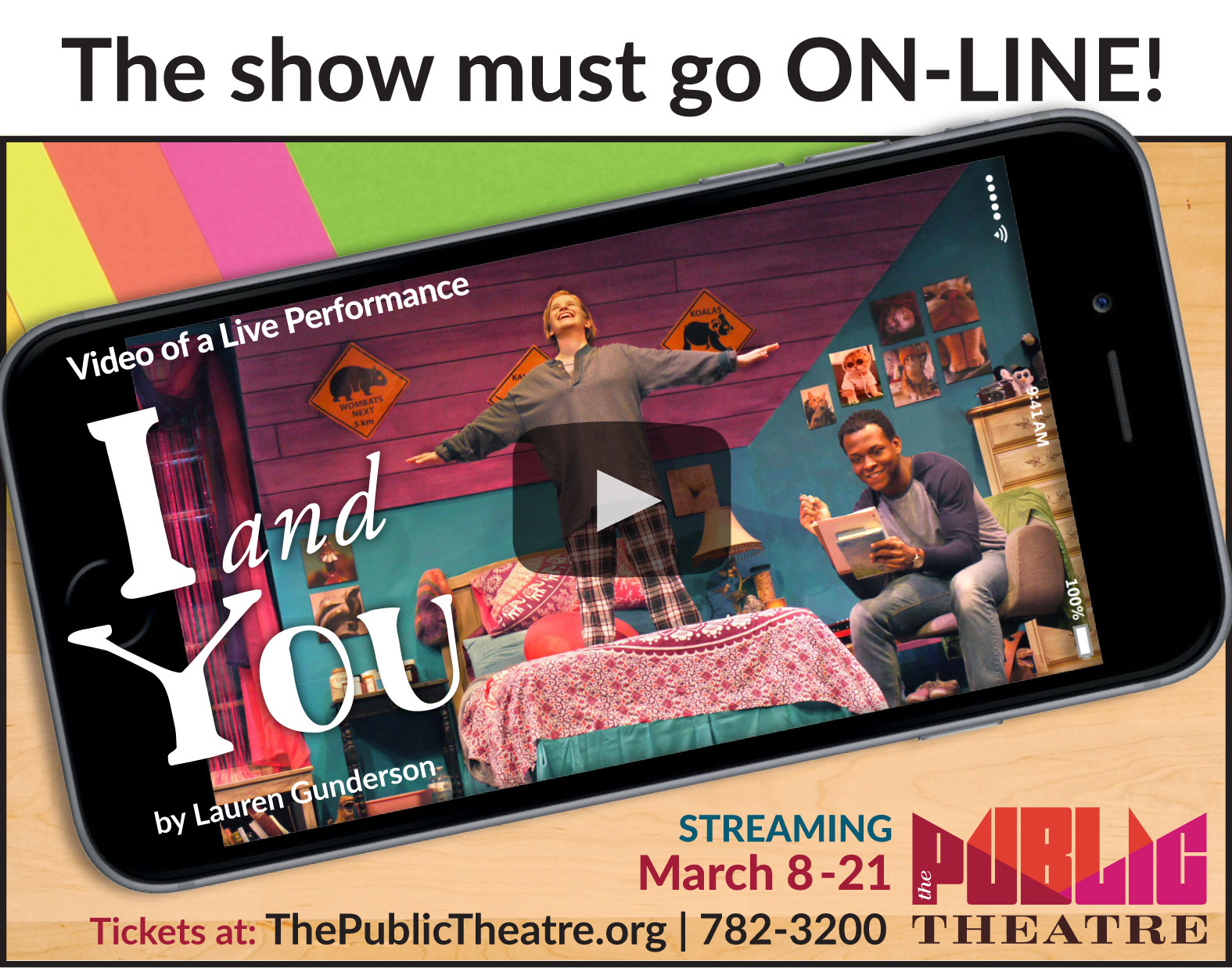 I and You Streaming March 8-21