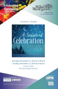 Maine Music Society - A Season of Celebration