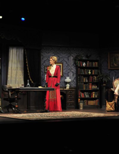 Mathew Zimmerer, Robyne Parrish, & Joyce Cohen in The Victorian Ladies' Detective Collective