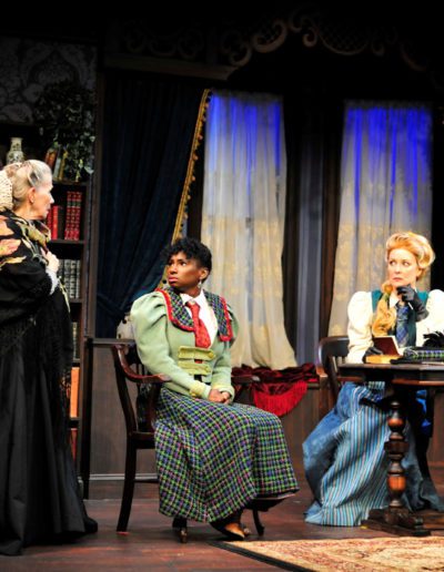 Joyce Cohen, Courtney Thomas, & Robyne Parrish in The Victorian Ladies' Detective Collective