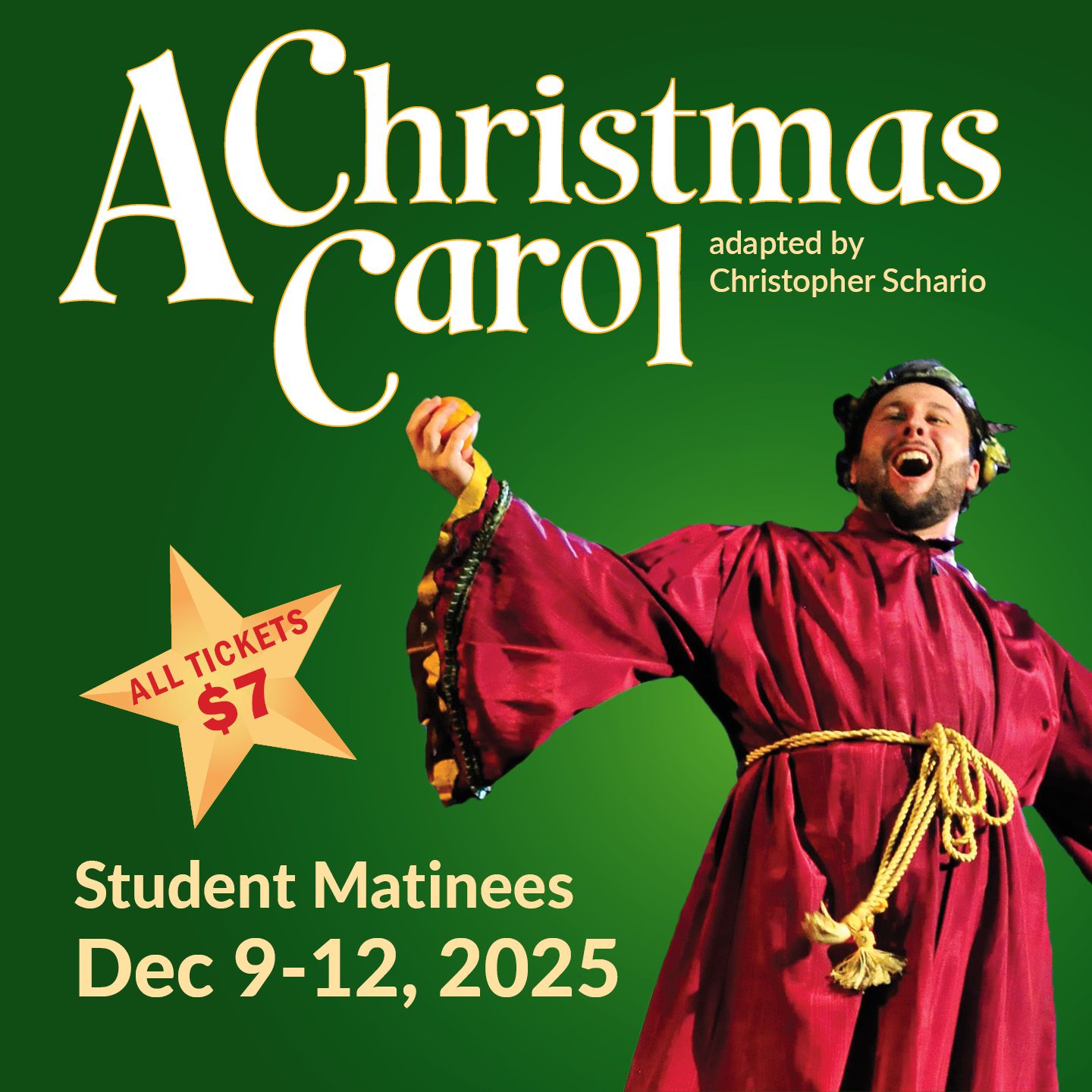 25-26-Xmas25_Stu_sq1440 A Christmas Carol Student Matinees | Dec 9-12, 2025