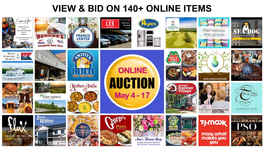 View and bid on over 140 items in our Online Auction