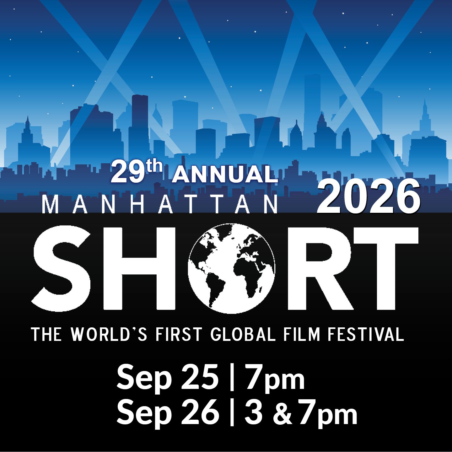 Manhattan Short Film Festival | Sept 25 & 26, 2026