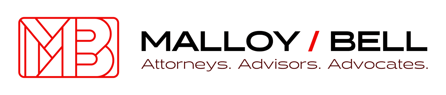 MALLOY+BELL+Logo+(horizontal) Malloy / Bell Attorneys. Advisors. Advocates.